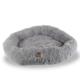 Armarkat Extra Large Fluffy Donut Pet Bed – Gray