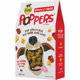 Snicky Snaks Bacon and Cheese Poppers Treat 10 oz