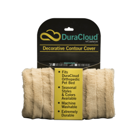 DuraCloud Orthopedic Pet Bed Replacement Cover X-Small Camel
