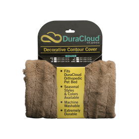 DuraCloud Orthopedic Pet Bed Replacement Cover X-Small Mocha