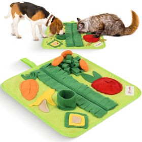 Snuffle Mat for Small Dogs Cats 15x15 inch Soft Foraging Mat for Rabbits Washable Anti Slip Perfect for Bunnies Guinea Pigs Hamsters Sniff Puzzle Toy