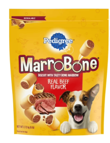 Pedigree Dry Dog Treats Marrobone Real Beef Flavor, 6 Lb. Bag
