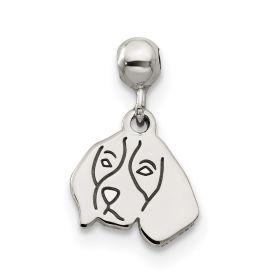 Mio Memento Sterling Silver Dangle Dog Charm