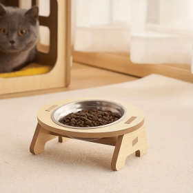 Pet Feeding Bowls Large Capacity Stainless Steel Pet Feeding Bowl Feeder