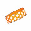 Reflective Dog Collar XL Size Fluorescent Blaze Orange with Adjustable Fastener for Large Pets High Visibility Dog Products to Safeguard Your PUP from
