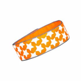 Reflective Dog Collar XL Size Fluorescent Blaze Orange with Adjustable Fastener for Large Pets High Visibility Dog Products to Safeguard Your PUP from