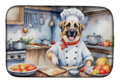 Anatolian Shepherd The Chef Dish Drying Mat Absorbent Dish Drying Mat Pad for Kitchen Counter Dish Drainer Mat for Countertop, 14 x 21", Multicolor