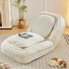 [VIDEO provided] Human Dog Bed ,Lazy Sofa Couch ,5 Adjustable Position,sit,sleep,fold,suit to put in bedroom, living room ,Space Saving Design,White