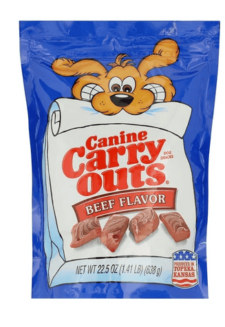Canine Carry Outs Beef Flavor Dog Treats, 22.5 oz Bag
