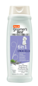 Hartz Groomer's Best Professionals 6 in 1 Dog Shampoo, Lavender & Mint Scent, 18 fl oz