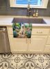 German Shepherd Spring Path Kitchen Towel Dish Cloths Guest Hand Towel Decorative Bathroom Towel for Face,Tea, Dishcloth, Kitchen and Bath