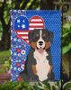 Bernese Mountain Dog USA American Garden Flag Mailbox Flag Decorative Yard Flag Banner Outside Patio Artwork Yard Flower Beds, Garden Size, Multicolor