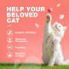 Flea Treatment for Cats Daily Oral Cat Flea and Tick Treatment Chews Chewable Kitten Flea Treatment Soft Treats for All Breeds & Ages Natural Chicken