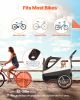 Dog Bike Trailer, Supports up to 100 lbs, 2-in-1 Pet Stroller Cart Bicycle Carrier for Small & Large Dogs, Easy Folding Frame with Quick Release Wheel