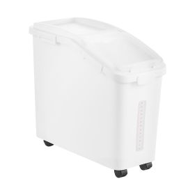 Rice Storage Container, 11.4Gallon/50L Capacity Large Dog Food Dispenser Bin, Kitchen Ingredient Grain Cereal Flour Bin
