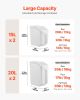 3.5Galx2 + 4.5Galx2 Ingredient Storage Container Airtight Kitchen Bin