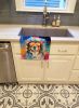 Bernese Mountain Dog Hippie Dawg Kitchen Towel Dish Cloths Guest Hand Towel Decorative Bathroom Towel for Face,Tea, Dishcloth, Kitchen and Bath