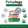 Dog Allergy Relief Chews Immune System Support Colostrum Curcumin Omega 3 Salmon Oil Probiotics Natural Ingredients Vet Approved Made in USA