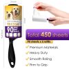 Lint Rollers Value Pack of 450 Sheets 5 Refills Sticky Roller Lint Remover for Dog Cat Pet Hair Lint Rollers for Clothes Carpet Couch Furniture Car Se