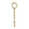 14K Cut-Out Polished Mini Dog Bone Charm