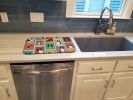 Lots of Border Collie Dish Drying Mat Absorbent Dish Drying Mat Pad for Kitchen Counter Dish Drainer Mat for Countertop, 14 x 21", Multicolor