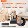 Dog Ramp, Folding Pet Ramp for Bed, Adjustable Dog Ramp for Small, Large, Old Dogs & Cats, Wooden Pet Ramp with 39.3" Long Ramp