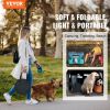 Foldable Pet Playpen, 32'' x 24'' x 22'' Portable Dog Playpen, Crate Kennel for Puppy, Dog, Cat, Waterproof 600D Oxford Cloth, Removable Zipper