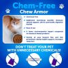 Flea Treatment for Cats Natural Flea and Tick Prevention Supplement for Cats Kittens Chewable Daily Oral Pills with Vitamins 135 Soft Chews Skin & Coa
