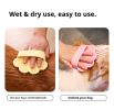 Silicone Dog Bath Brush With Gentle Massage Bristles