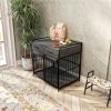 Furniture Style Dog Crate with 2 Drawers, Dog Kennel Medium, Heavy Duty Dog Crates, Dog Kennel Furniture for Small and Medium Dogs