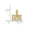 14k I HEART MY DOG Charm
