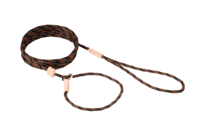Nylon Slip Lead With Stopper (6 ft  x 1/8in or 4mm) (Color: Burgundy, size: 6 ft  x 1/8in or 4mm)