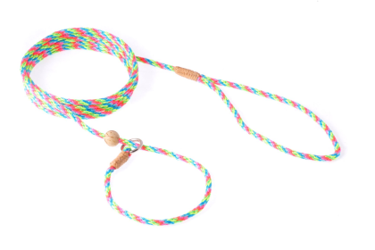 Nylon Slip Lead With Stopper (6 ft  x 1/8in or 4mm) (Color: Deep Blue, size: 6 ft  x 1/8in or 4mm)