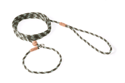 Nylon Slip Lead With Stopper (6 ft  x 1/8in or 4mm) (Color: Beige, size: 6 ft  x 1/8in or 4mm)