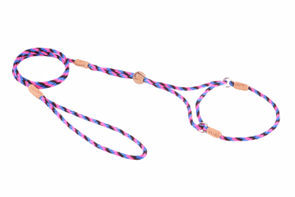 Nylon Martingale Leads (8in x 1/8in or 4mm) (Color: HOT PINK, size: 8in x 1/8in or 4mm)