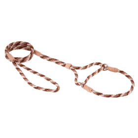 Nylon Martingale Leads (10in x 1/4in or 6mm) (Color: Beige, size: 10in x 1/4in or 6mm)