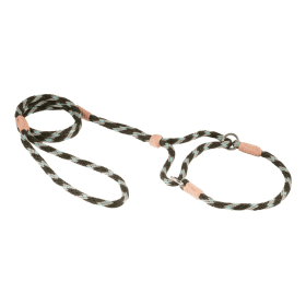 Nylon Martingale Leads (10in x 1/4in or 6mm) (Color: BROWN, size: 10in x 1/4in or 6mm)