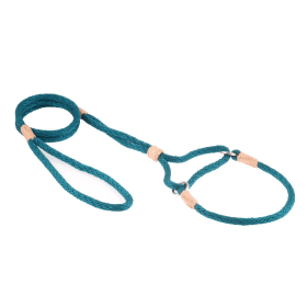 Nylon Martingale Leads (10in x 1/4in or 6mm) (Color: Deep Blue  Line, size: 10in x 1/4in or 6mm)
