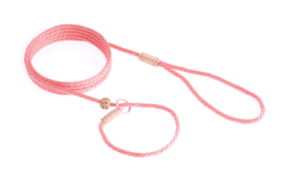 Nylon Slip Lead With Stopper (6 ft  x 1/8in or 4mm) (Color: Light Brown, size: 6 ft  x 1/8in or 4mm)