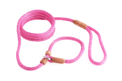 Nylon Slip Leash With 2 Stoppers (6ft  x 5/16in or 8mm) (Color: BROWN, size: 6ft  x 5/16in or 8mm)