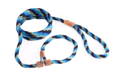 Nylon Slip Leash With 2 Stoppers (6ft  x 5/16in or 8mm) (Color: Burgundy, size: 6ft  x 5/16in or 8mm)