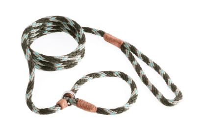 Nylon Slip Leash With 2 Stoppers (6ft  x 5/16in or 8mm) (Color: Sky Blue, size: 6ft  x 5/16in or 8mm)