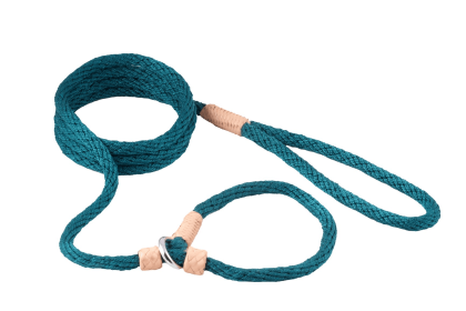 Nylon Slip Leash With 2 Stoppers (6ft  x 5/16in or 8mm) (Color: Turquoise, size: 6ft  x 5/16in or 8mm)