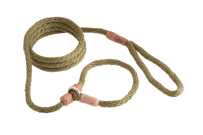 Nylon Slip Leash With 2 Stoppers (6ft  x 5/16in or 8mm) (Color: Hunter Green, size: 6ft  x 5/16in or 8mm)