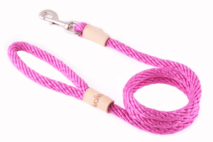 Sport Snap Lead (4 ft  x 1/2in or 13mm) (Color: HOT PINK, size: 4 ft  x 1/2in or 13mm)
