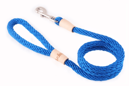 Sport Snap Lead (4 ft  x 1/2in or 13mm) (Color: Deep Blue, size: 4 ft  x 1/2in or 13mm)