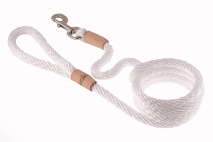 Sport Snap Lead (6 ft  x 1/2in or 13mm) (Color: White, size: 6 ft  x 1/2in or 13mm)