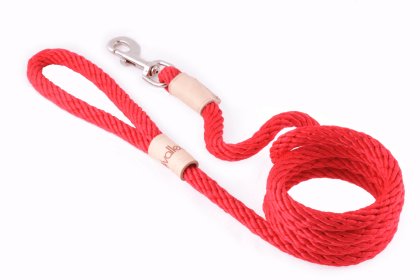 Sport Snap Lead (6 ft  x 1/2in or 13mm) (Color: Red, size: 6 ft  x 1/2in or 13mm)