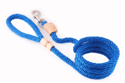 Sport Snap Lead (6 ft  x 1/2in or 13mm) (Color: Deep Blue, size: 6 ft  x 1/2in or 13mm)