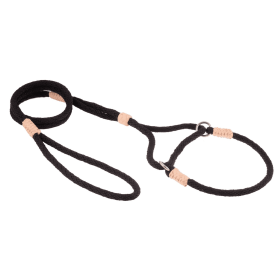 Nylon Martingale Leads (10in x 1/4in or 6mm) (Color: Black, size: 10in x 1/4in or 6mm)